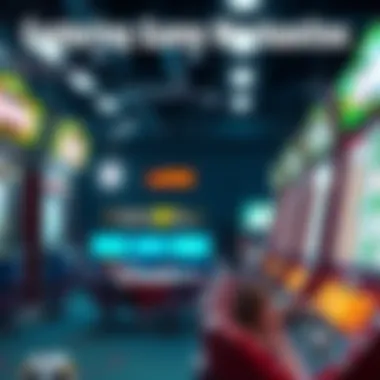 Graphical representation of lottery game mechanics