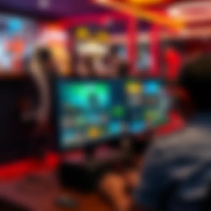 Exploring User Experience on 19 Game Sites Diverse gaming interface showcasing user experience