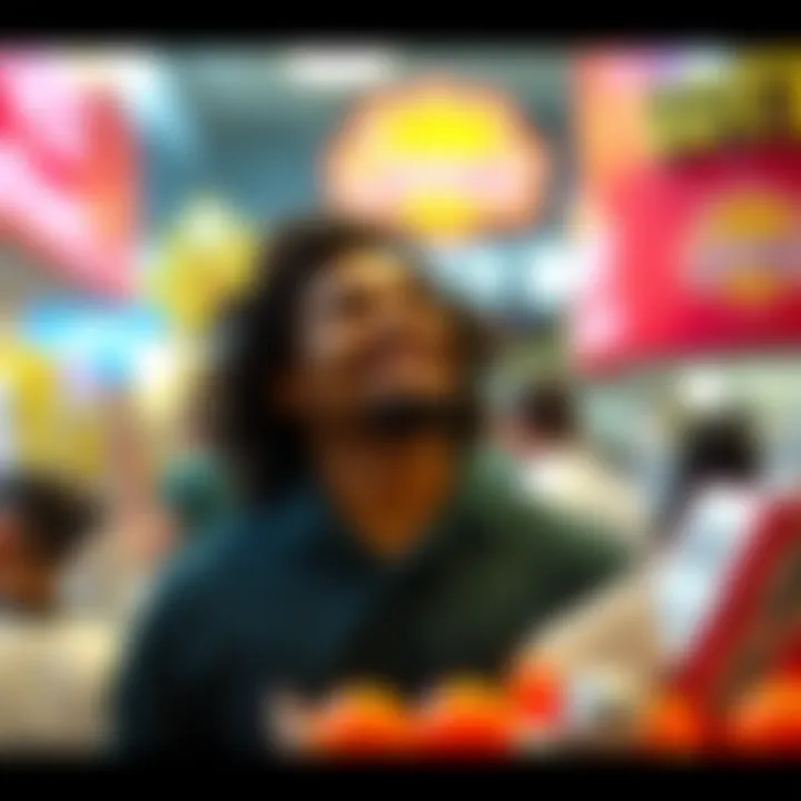 User Satisfaction After Lottery Purchase Conceptual image depicting user satisfaction after a successful lottery purchase