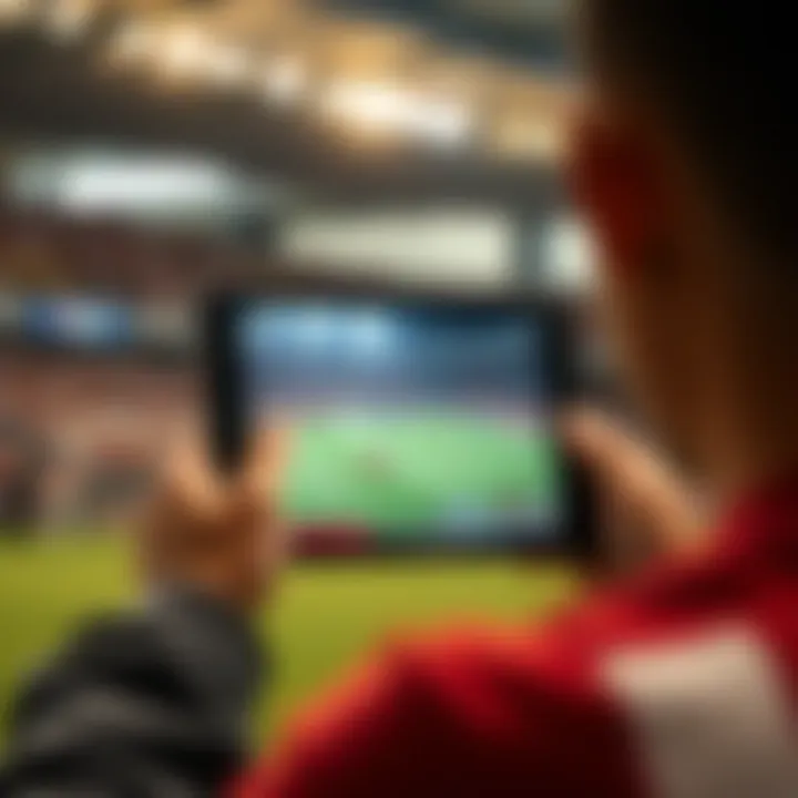 Streaming the Asian Cup on a tablet