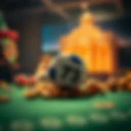 A visual representation of the Australian Lotto game mechanics
