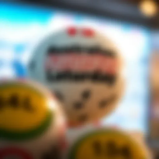 Visual representation of the Australian Saturday Lotto game