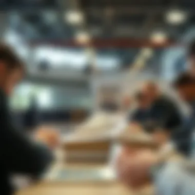 An illustration depicting the ballot counting procedure