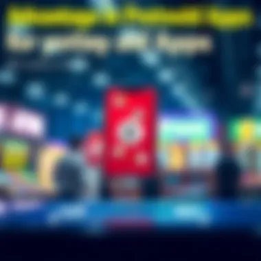 Infographic showing the benefits of using Android apps for lottery