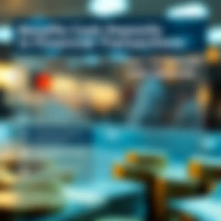 Chart showing the benefits of cash deposits