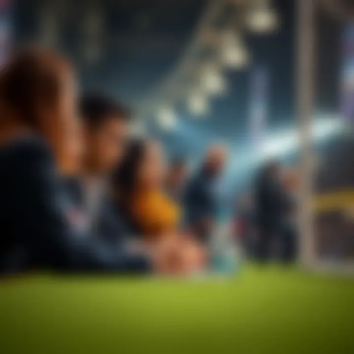 A visual representation of a vibrant betting community engaging in discussions.