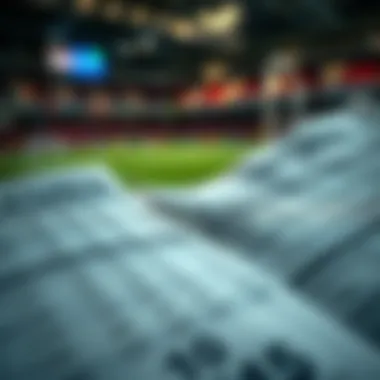 Understanding Betting Odds Detailed view of betting slips and odds reflecting betting opportunities