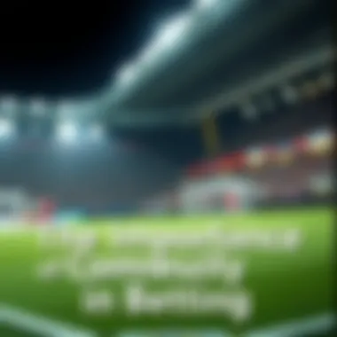 The Importance of Community in Betting A graphic illustrating the importance of community in betting