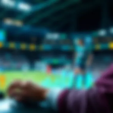 Graphical representation of data analytics in sports