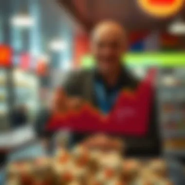 Graph illustrating the economic impact of lottery fraud