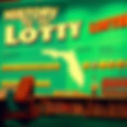 A detailed infographic showcasing the history and evolution of the Florida Lottery