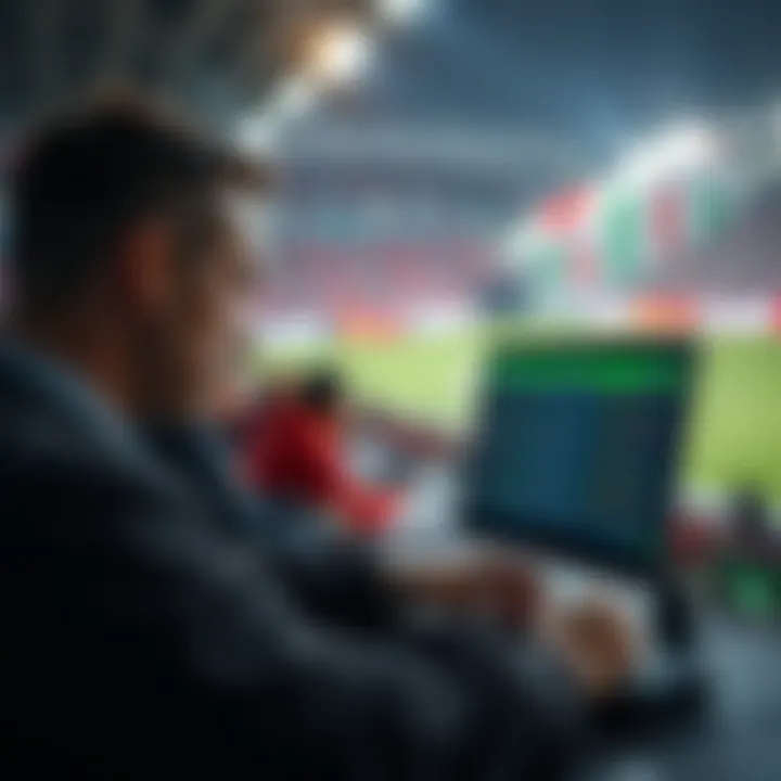 Conceptual illustration of fraud prevention in online betting