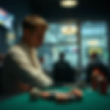 Life Affected by Gambling Addiction Depiction of the impact of gambling addiction on life