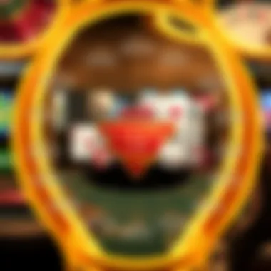 A diagram illustrating the types of casino games available online