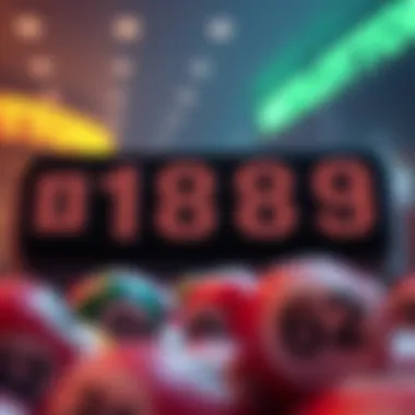 Latest winning numbers displayed in an engaging format