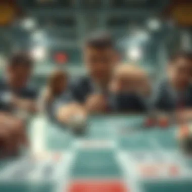 A visual metaphor for strategic decision-making in lottery betting.