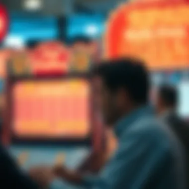 Concept of lottery draw and chance