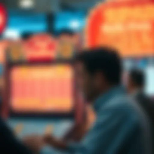 Concept of lottery draw and chance