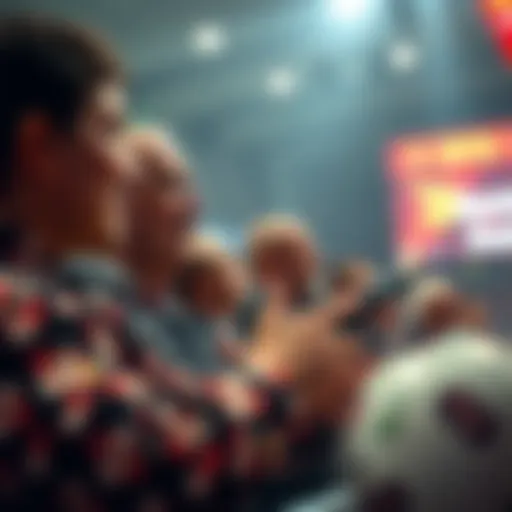 Excitement of a lottery draw event