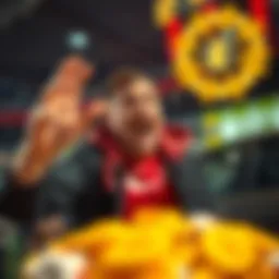 An illustration depicting the excitement of winning a lottery prize