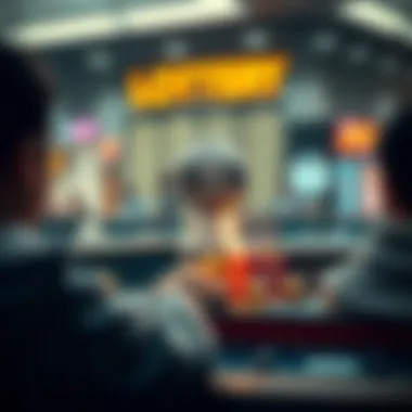 Conceptual representation of lottery mechanics