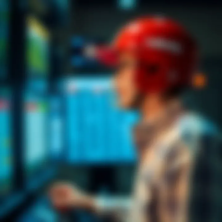 Depiction of lottery and sports betting options