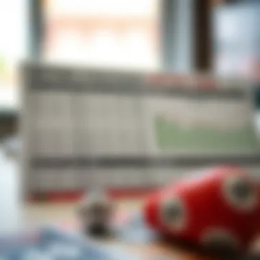 Strategy analysis chart for betting