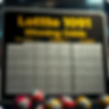 A detailed chart illustrating the odds of winning Lotto 1091