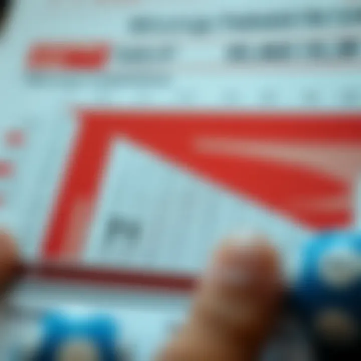 Statistical chart showing Lotto winning probabilities