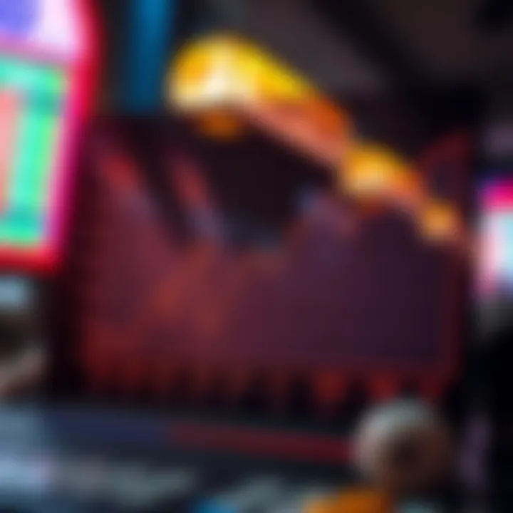 Graph showing statistical analysis of lottery numbers