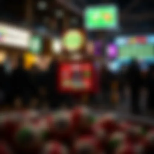 Visual representation of lottery applications