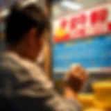 Detailed visual representation of the lottery system