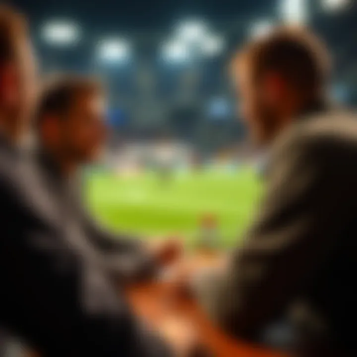 Virtual community discussion on betting