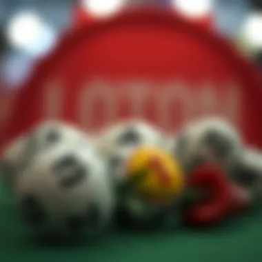 Visual depiction of various lottery number types