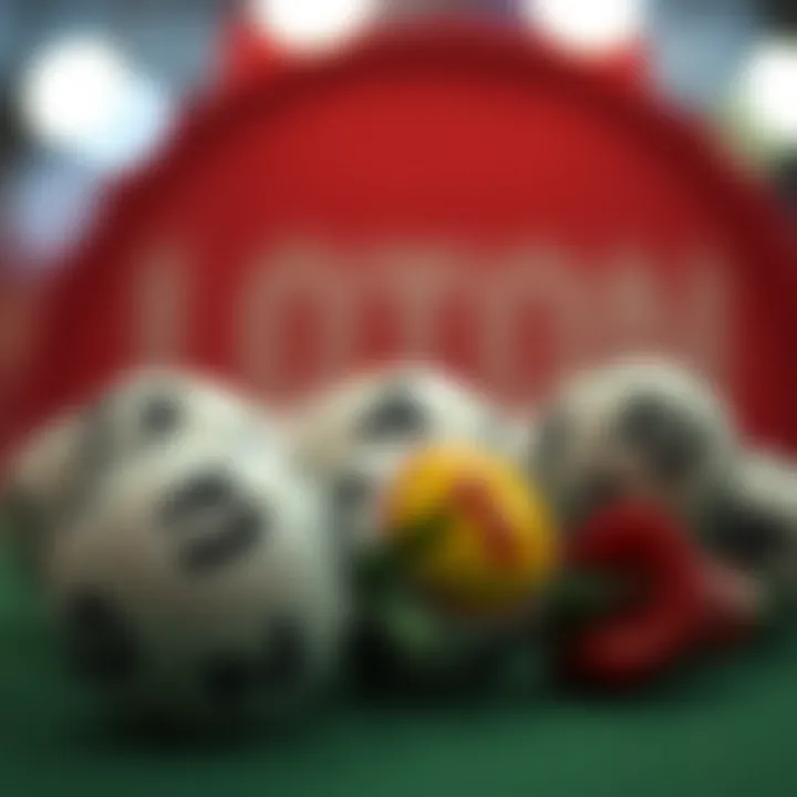 Visual depiction of various lottery number types