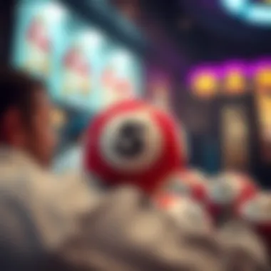 Visual representation of tax implications on lottery prizes