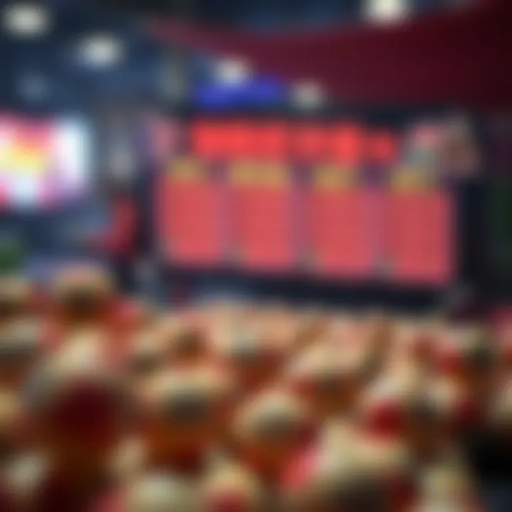 Visual representation of lottery winning probabilities