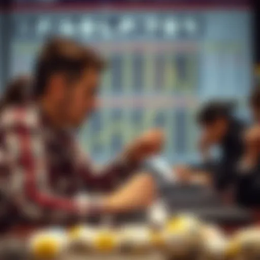 A visual representation of lottery statistics and data trends