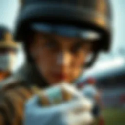 Symbolic depiction of military service and luck