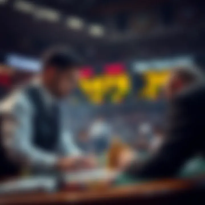 Strategic betting concept illustration