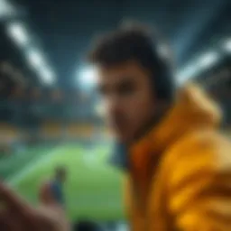 Conceptual illustration of sports betting strategies