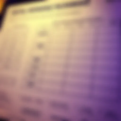 A chart displaying historical winning numbers of the New Zealand Lotto