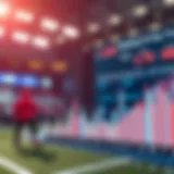 An abstract representation of statistical analysis in betting.