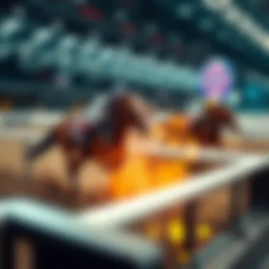 Engaging Online Betting Experience Dynamic online horse racing betting interface