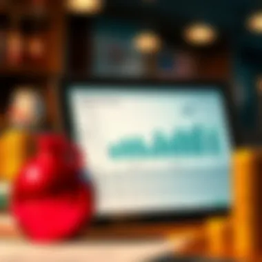 Chart showing profit and loss analysis