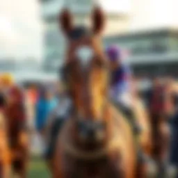 Historic horse racing event showcasing the grandeur and excitement of the sport