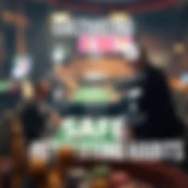 Infographic showing safe betting habits for users.