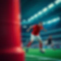 Conceptual illustration of sports betting