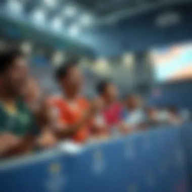 Engaging live sports event