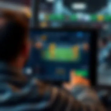 User navigating the SportyBee interface